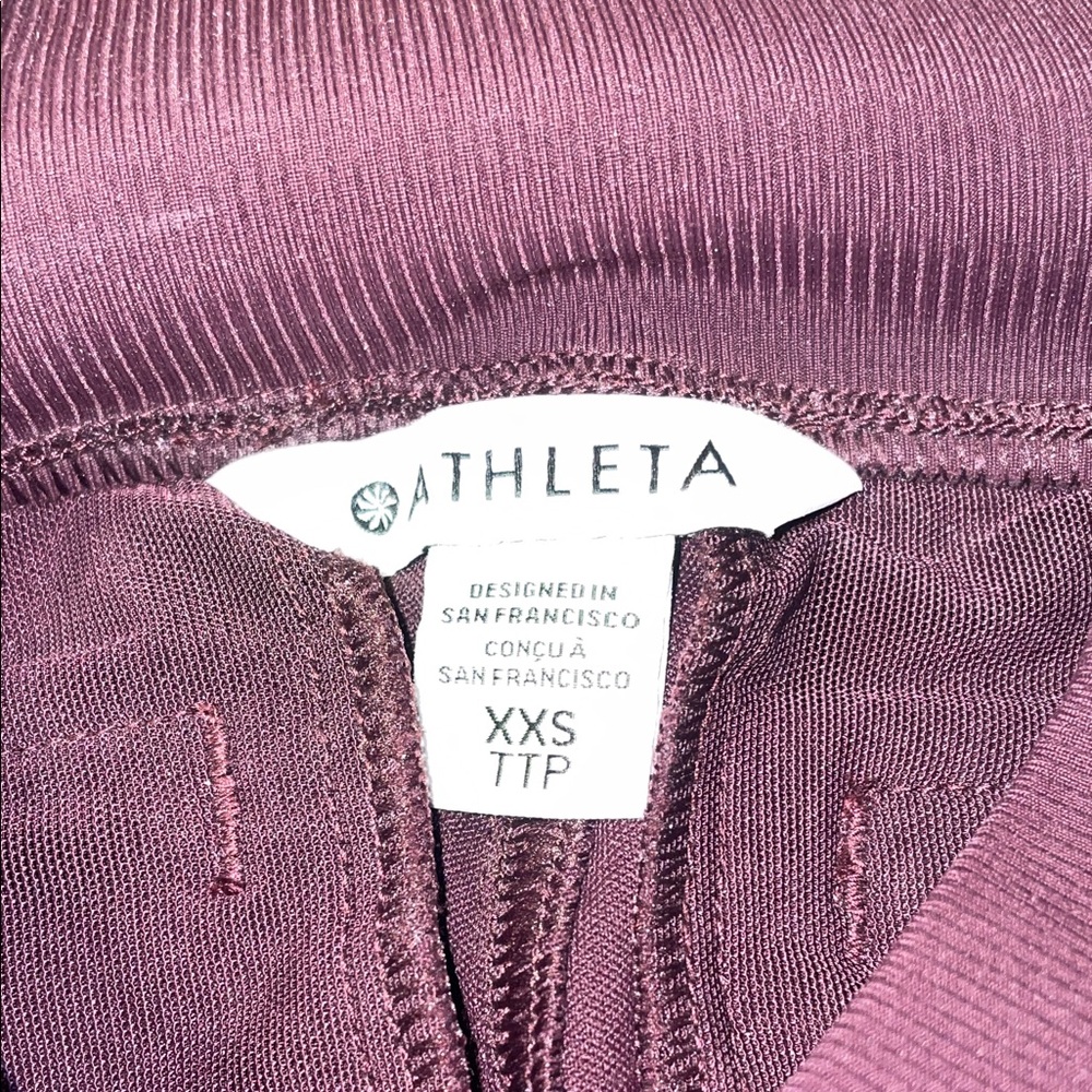 Athleta Women's High-Waisted Joggers - burgundy - Picture 5 of 5